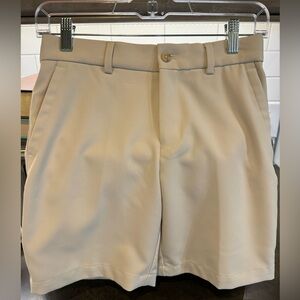 Boys Peter Millar shorts. Size large. Stone color.